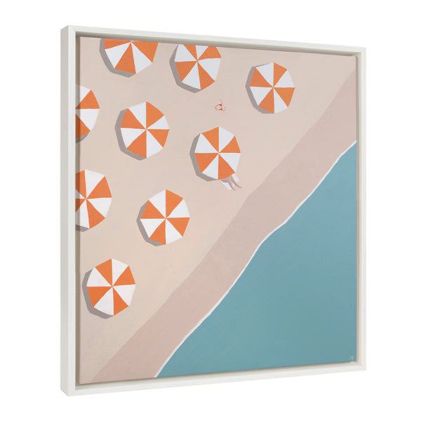 Kate & Laurel Sylvie The Early Bird Framed Canvas By Rachel Bolgov