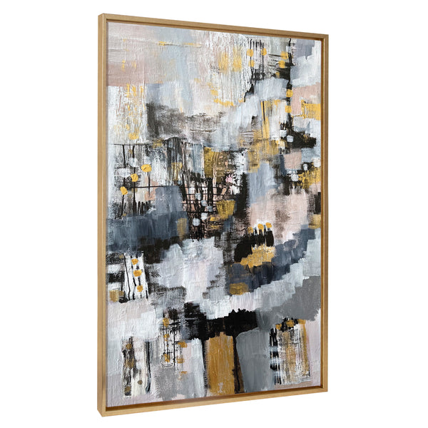 kate & laurel Sylvie The Industrial Revolution Framed Canvas by Leah Nadeau