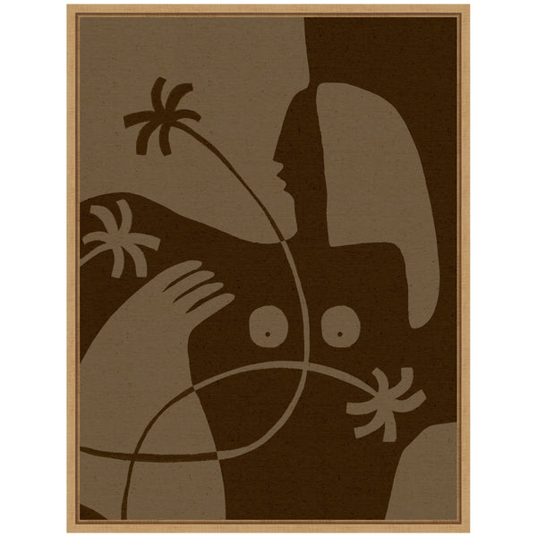 Kate & Laurel Sylvie The Land Story 6 Framed Canvas By Shatha Al Dafai