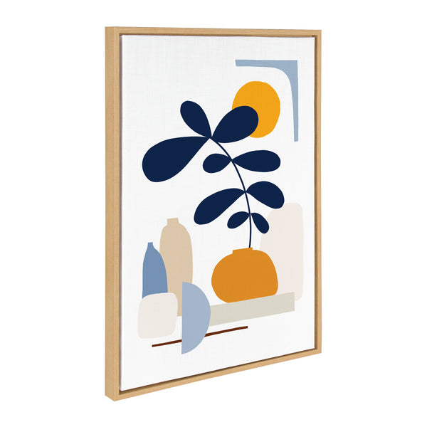 Kate & Laurel Sylvie The Shapes Of Nature Framed Canvas By Dominique Vari