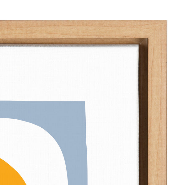 Kate & Laurel Sylvie The Shapes Of Nature Framed Canvas By Dominique Vari