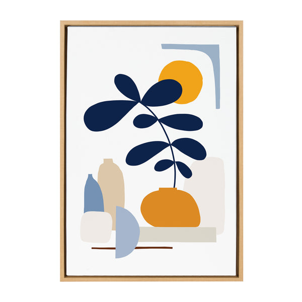 kate & laurel Sylvie The Shapes of Nature Framed Canvas by Dominique Vari