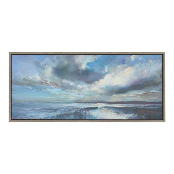 Kate & Laurel Sylvie The Tide Waits For No Man Framed Canvas By Nel Whatmore