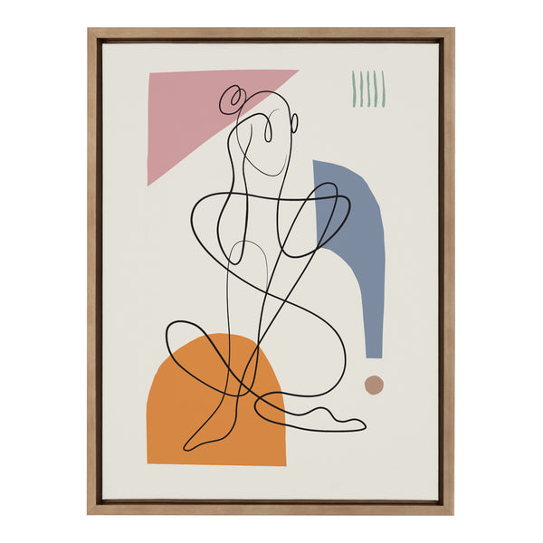 Kate & Laurel Sylvie Thinking Of You Framed Canvas By Rachel Lee Of My Dream Wall