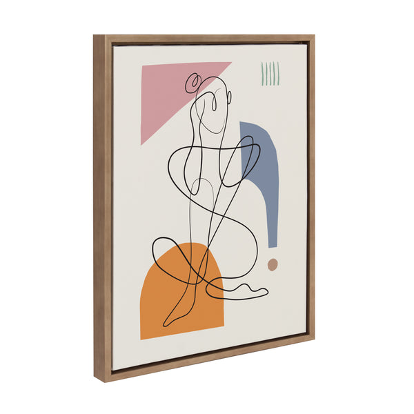 Kate & Laurel Sylvie Thinking Of You Framed Canvas By Rachel Lee Of My Dream Wall