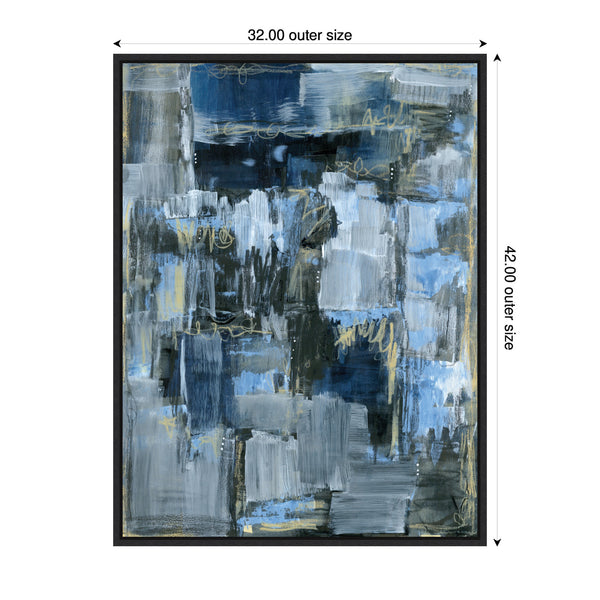 Kate & Laurel Sylvie Thunder Only Happens When Its Raining Framed Canvas By Leah Nadeau