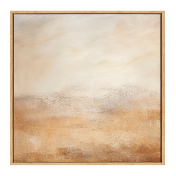 Kate & Laurel Sylvie Tonal Abstract Earthy Warm Framed Canvas By The Creative Bunch Studio