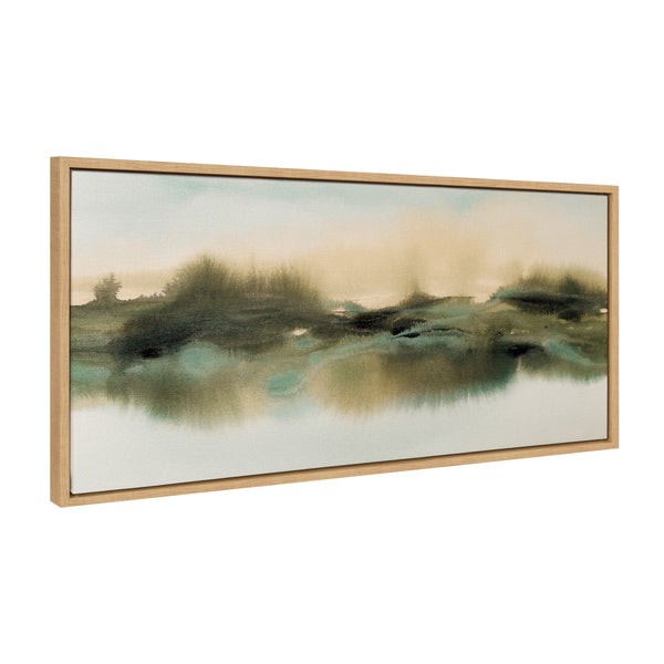 kate & laurel Sylvie Tranquil Meadows Framed Canvas by Amy Lighthall