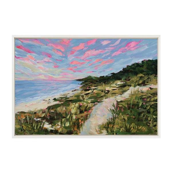 kate & laurel Sylvie Traverse City Framed Canvas by Emily Kenney