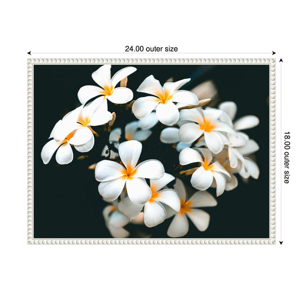 Kate & Laurel Sylvie Tropical Flowers Framed Canvas By Alicia Abla