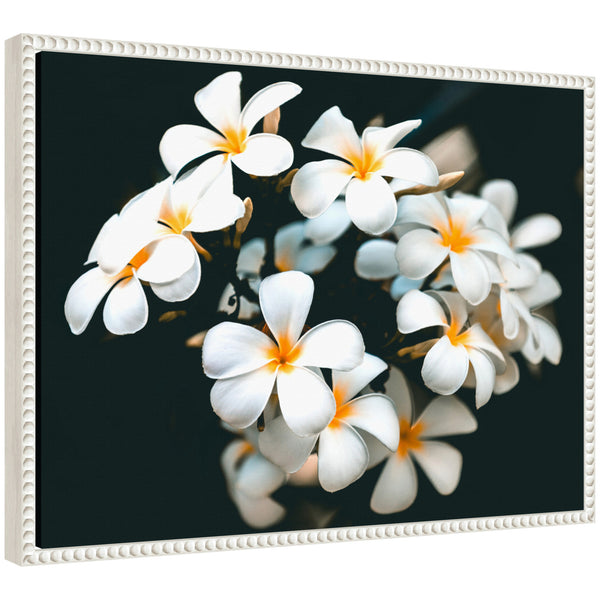 kate & laurel Sylvie Tropical Flowers Framed Canvas by Alicia Abla