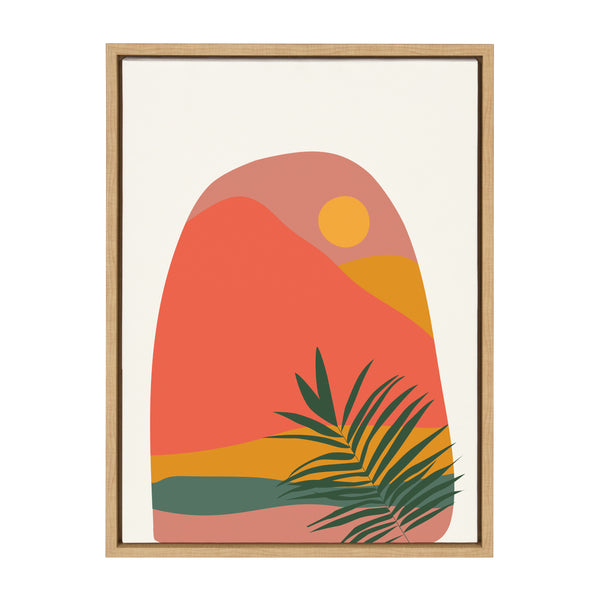 kate & laurel Sylvie Tropical Landscape Framed Canvas by Oris Eddu