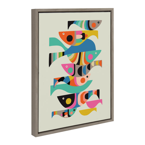 Kate & Laurel Sylvie Under The Sea Framed Canvas By Rachel Lee Of My Dream Wall