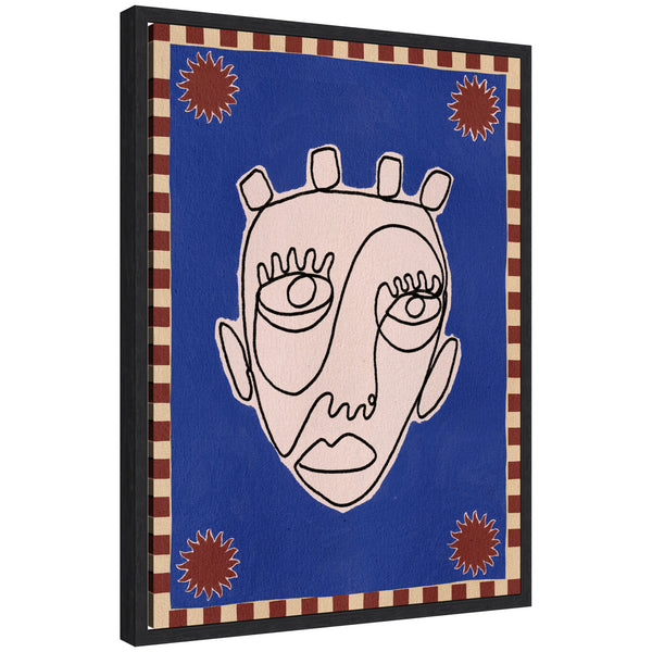 kate & laurel Sylvie Under The Sun 4 Framed Canvas by Shatha Al Dafai