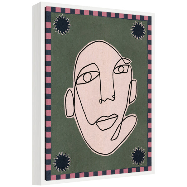 kate & laurel Sylvie Under The Sun 5 Framed Canvas by Shatha Al Dafai