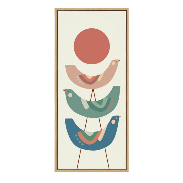 kate & laurel Sylvie Under the Sun Framed Canvas by Rachel Lee of My Dream Wall