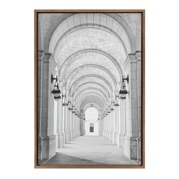 Kate & Laurel Sylvie Union Station Framed Canvas By Golie