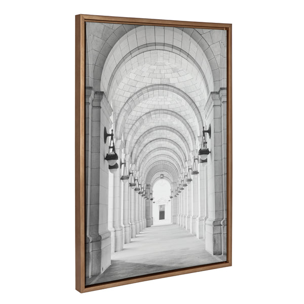 Kate & Laurel Sylvie Union Station Framed Canvas By Golie