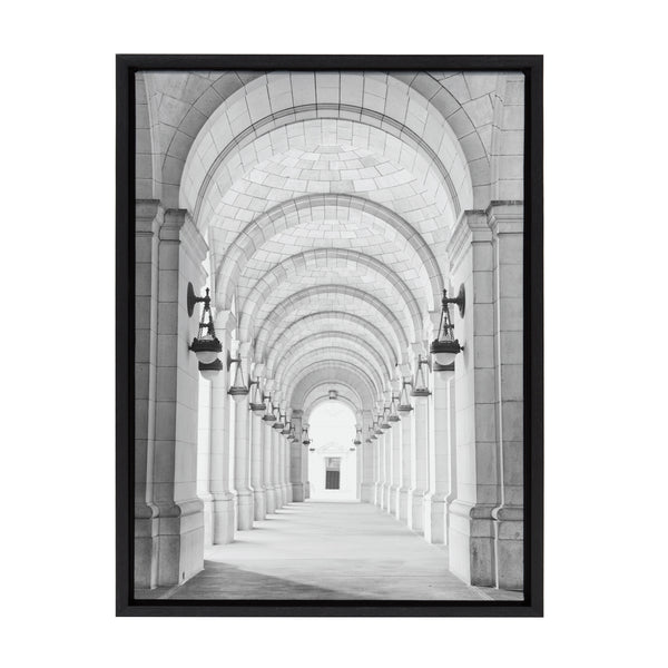kate & laurel Sylvie Union Station Framed Canvas by Golie