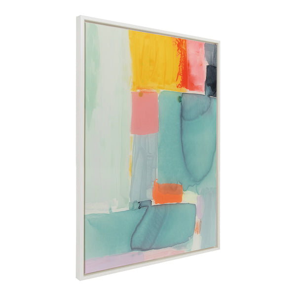 Kate & Laurel Sylvie United Colors II Framed Canvas By Amy Lighthall