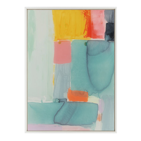 Kate & Laurel Sylvie United Colors II Framed Canvas By Amy Lighthall