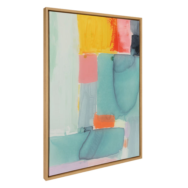 kate & laurel Sylvie United Colors II Framed Canvas by Amy Lighthall