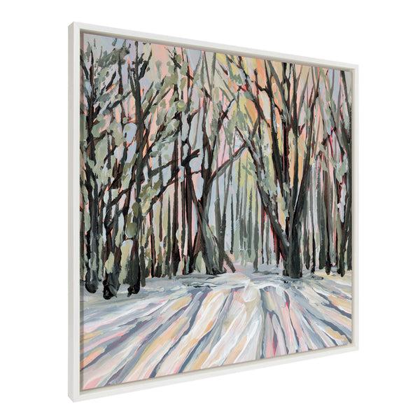 kate & laurel Sylvie Vermont Framed Canvas by Emily Kenney