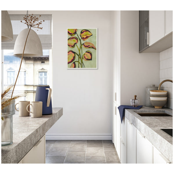 Kate & Laurel Sylvie Vibrant Foliage Framed Canvas By Nikita Jariwala
