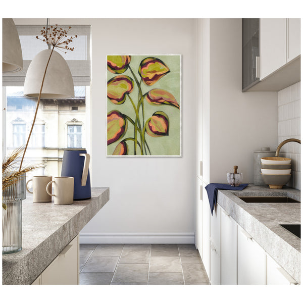 Kate & Laurel Sylvie Vibrant Foliage Framed Canvas By Nikita Jariwala