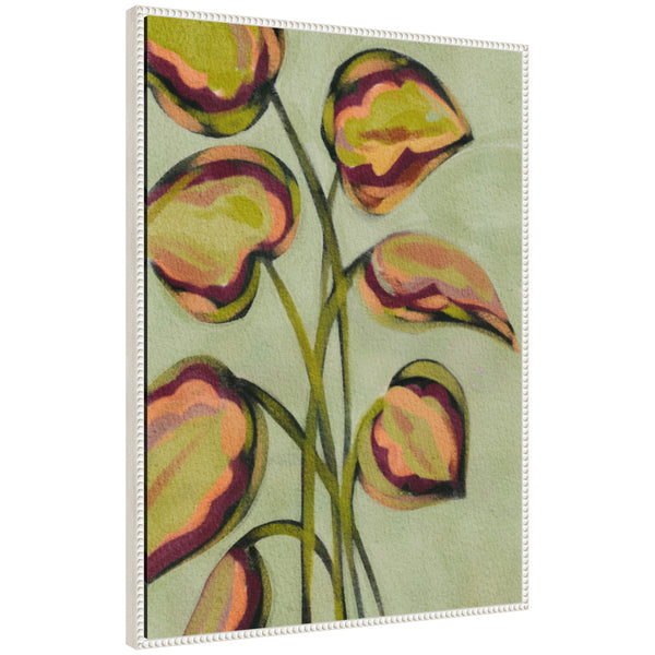 kate & laurel Sylvie Vibrant Foliage Framed Canvas by Nikita Jariwala