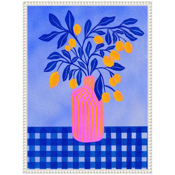 Kate & Laurel Sylvie Vibrant Still-life Framed Canvas By Nikita Jariwala