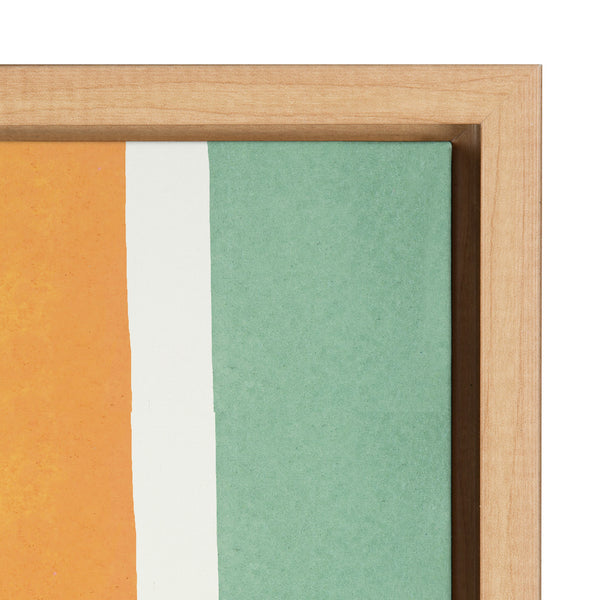 Kate & Laurel Sylvie Village Walls Framed Canvas By Teju Reval