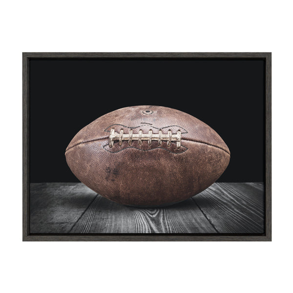 kate & laurel Sylvie Vintage Football Framed Canvas By Shawn St. Peter