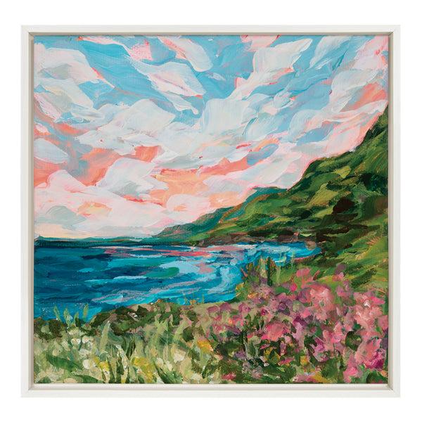 Kate & Laurel Sylvie Virgin Islands Framed Canvas By Emily Kenney