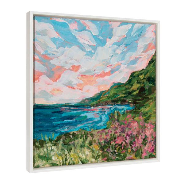 Kate & Laurel Sylvie Virgin Islands Framed Canvas By Emily Kenney