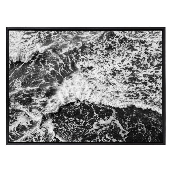 Kate & Laurel Sylvie West Coast Vernon Black And White Framed Canvas By Pete Olsen