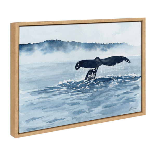 Kate & Laurel Sylvie Whale Watching Framed Canvas By Julie Maida