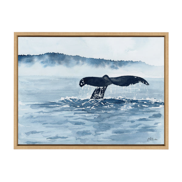 Kate & Laurel Sylvie Whale Watching Framed Canvas By Julie Maida