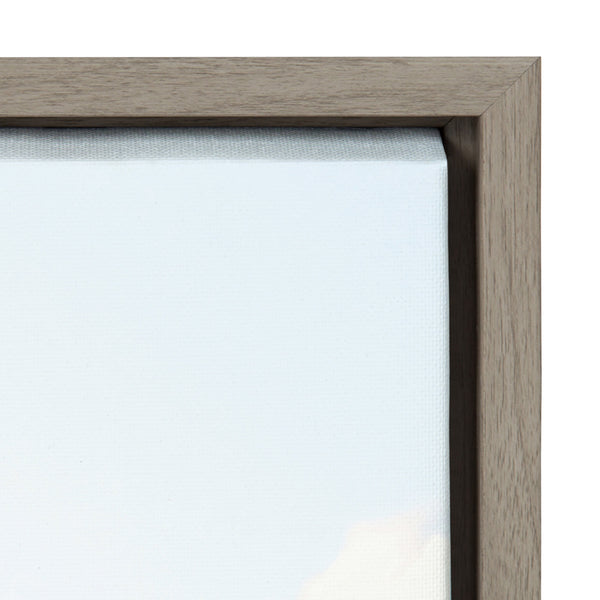 Kate & Laurel Sylvie Where The Ocean Meets The Sky Framed Canvas By Rachel Bolgov