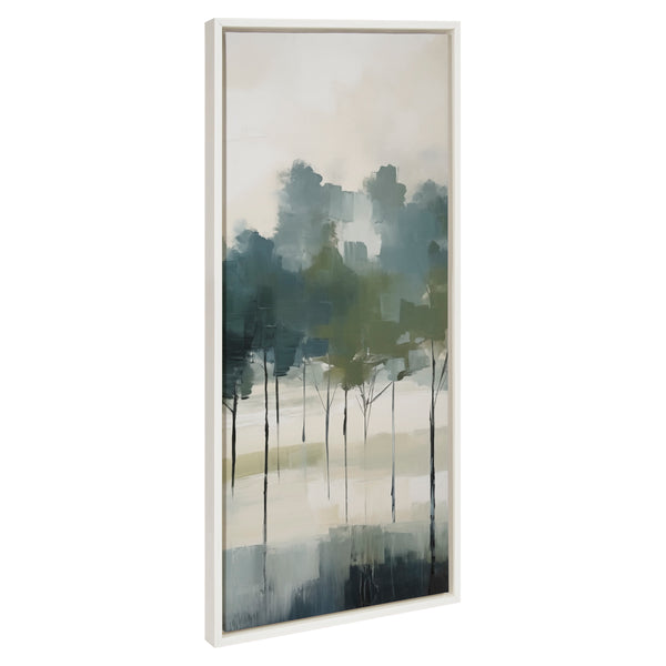 Kate & Laurel Sylvie Whispering Trees I Framed Canvas By Amy Lighthall