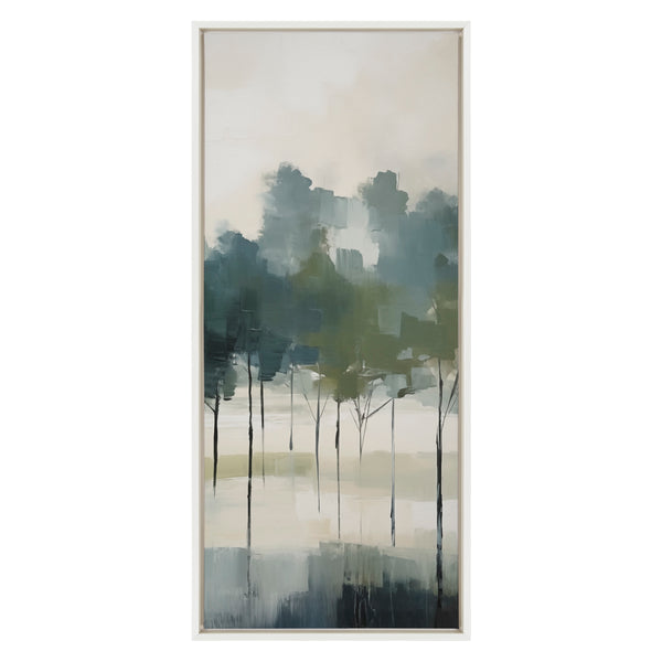 Kate & Laurel Sylvie Whispering Trees I Framed Canvas By Amy Lighthall