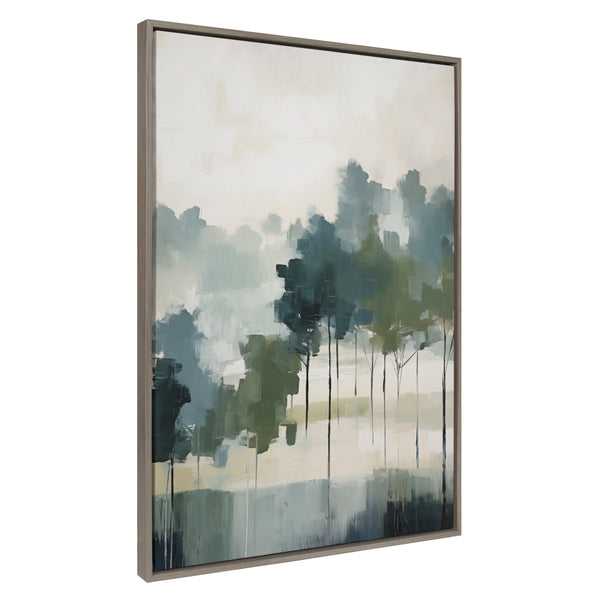 kate & laurel Sylvie Whispering Trees I Framed Canvas by Amy Lighthall