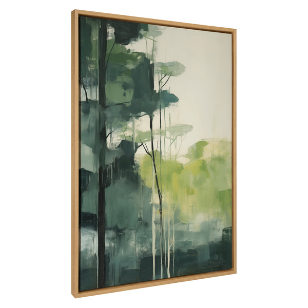 kate & laurel Sylvie Whispering Trees II Framed Canvas by Amy Lighthall