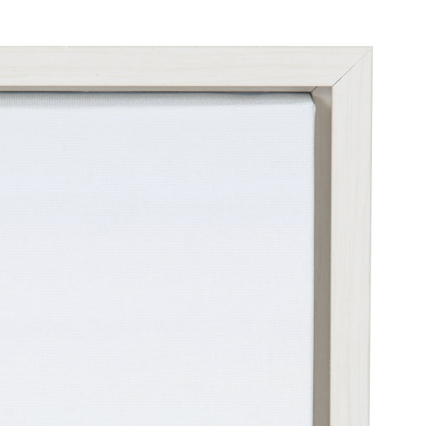 Kate & Laurel Sylvie White Lake Pier Framed Canvas By Amy Peterson