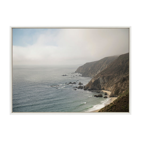 Kate & Laurel Sylvie Wild Coast No 2 Framed Canvas By Crystal Lynn Collins