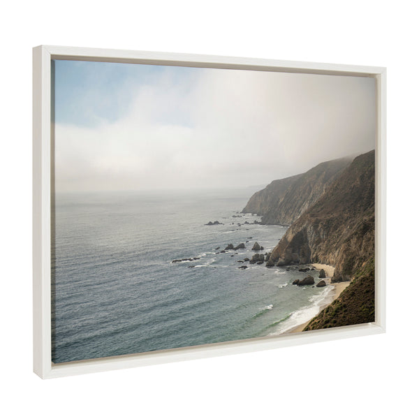 kate & laurel Sylvie Wild Coast No 2 Framed Canvas by Crystal Lynn Collins