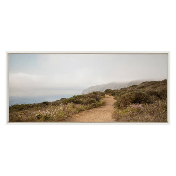 Kate & Laurel Sylvie Wild Coast No 4 Framed Canvas By Crystal Lynn Collins