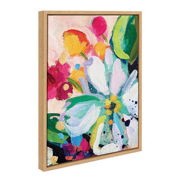 Kate & Laurel Sylvie Wild Growth Framed Canvas Art Set By Rachel Christopoulos