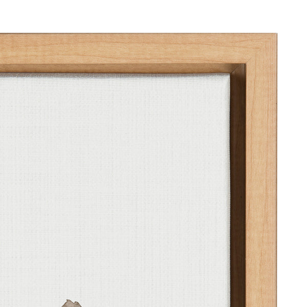 Kate & Laurel Sylvie Wild King Protea Framed Canvas By Sara Berrenson