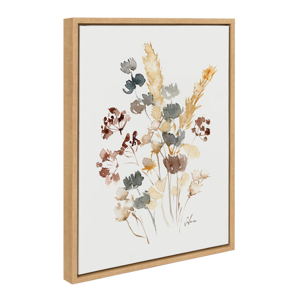 Kate & Laurel Sylvie Wild Salvia Framed Canvas By Sara Berrenson